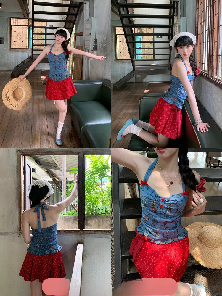 Red Polka Dot Skirt Women's Summer New Style Anti-Light Sweet Dopaamine Slim Fit Half Skirt High Waist Polyester Fiber
Red Polka Dot Skirt Women's Summer New Style Anti-Light Sweet Dopaamine Slim Fit Half Skirt High Waist Polyester Fiber
