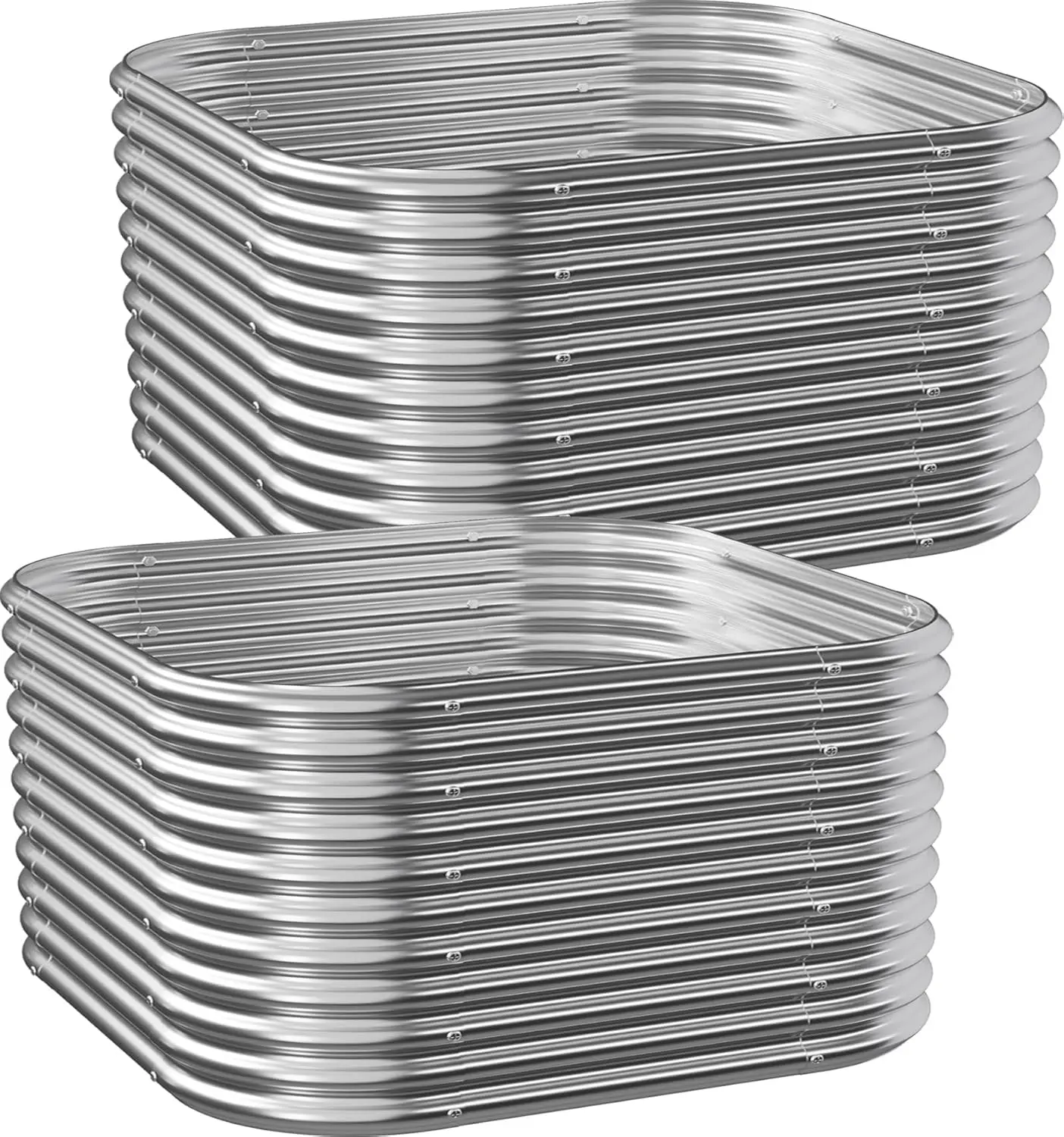2pcs Tall Galvanized Raised Garden Bed Outdoor, Metal Raised Beds for Vegetables, Above Ground Garden Box for Flower, St
2pcs Tall Galvanized Raised Garden Bed Outdoor, Metal Raised Beds for Vegetables, Above Ground Garden Box for Flower, St