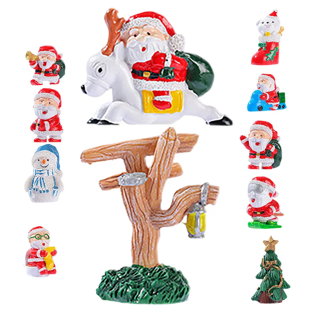 11pcs Christmas Reindeer Decoration Miniature Figurines Set For Diy Fairy Globe Craft Resin Santa Elk Tree Ornaments
11pcs Christmas Reindeer Decoration Miniature Figurines Set For Diy Fairy Globe Craft Resin Santa Elk Tree Ornaments