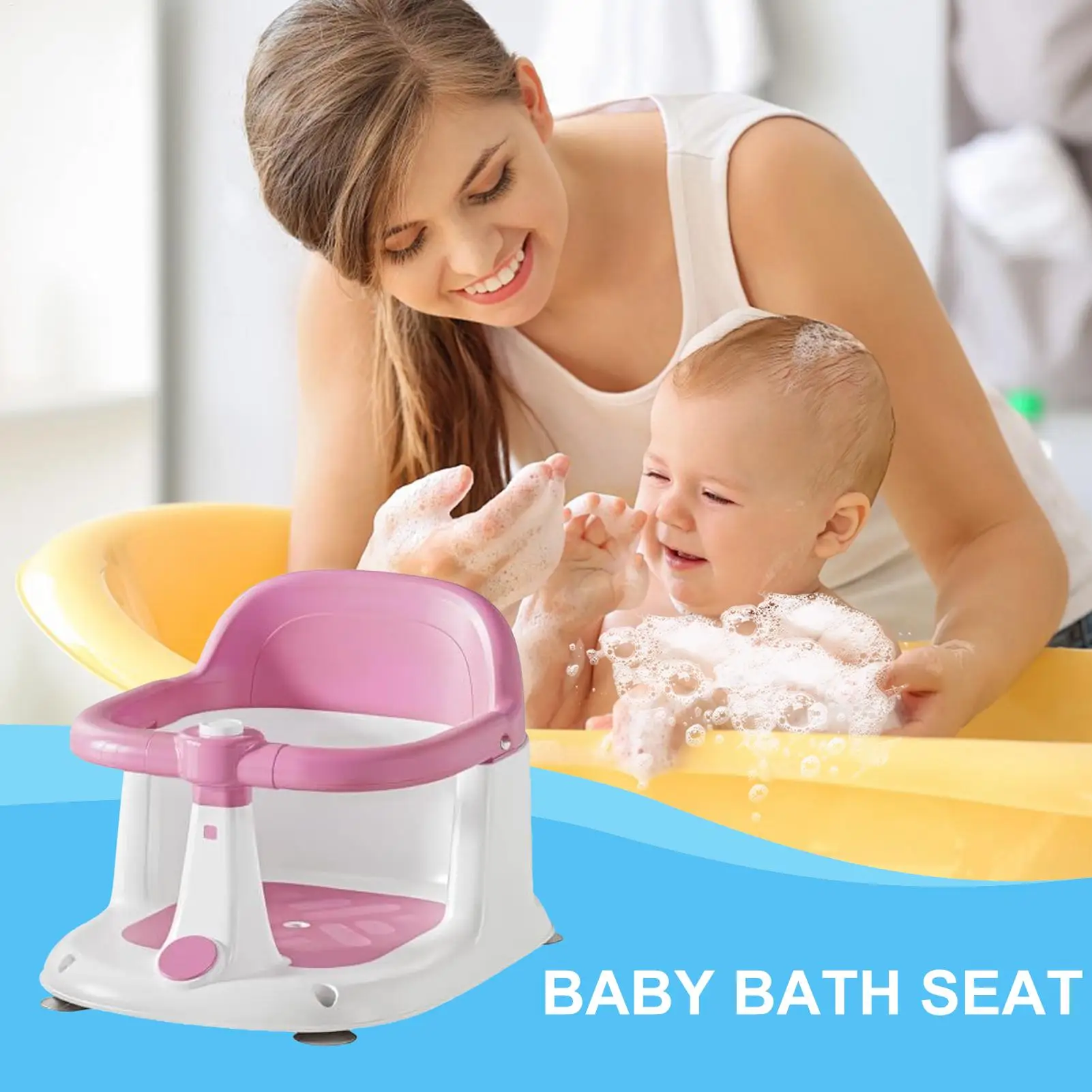 Bath Seats For Babies Sitting Up Portable Toddler Bathing Support Quick-Drain Baby Bath Support Non-Slip Seat For 1-3 Years Old
Bath Seats For Babies Sitting Up Portable Toddler Bathing Support Quick-Drain Baby Bath Support Non-Slip Seat For 1-3 Years Old
