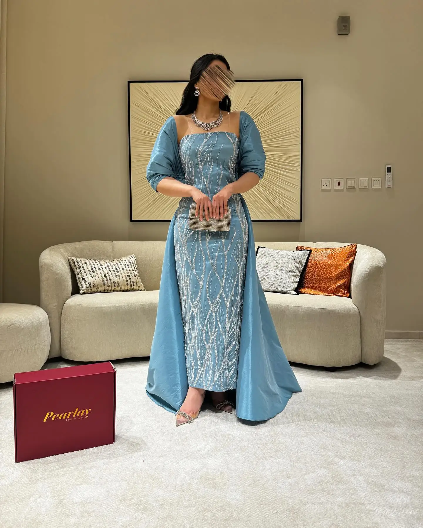 Customized Jersey Straight Detachable Sleeve Sequined and Crystal Evening Dress Strapless Floor Length Panel Train Photo Color
Customized Jersey Straight Detachable Sleeve Sequined and Crystal Evening Dress Strapless Floor Length Panel Train Photo Color