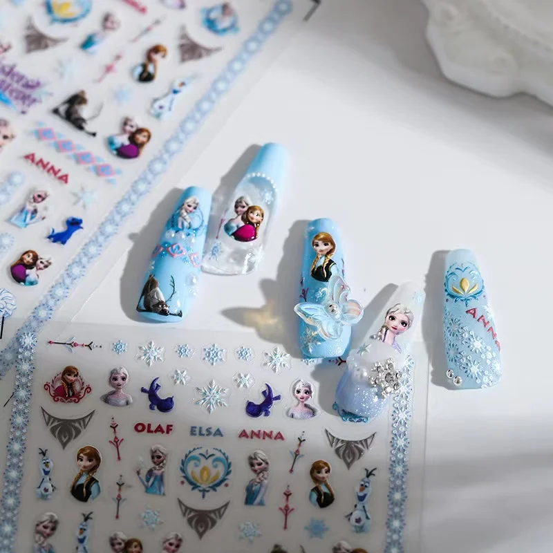 1PCS New Miniso Disney Frozen Nail Stickers Cartoon Nail Supplies Nail Decals Stickers For Nails Winter Anime Princess Stickers
1PCS New Miniso Disney Frozen Nail Stickers Cartoon Nail Supplies Nail Decals Stickers For Nails Winter Anime Princess Stickers