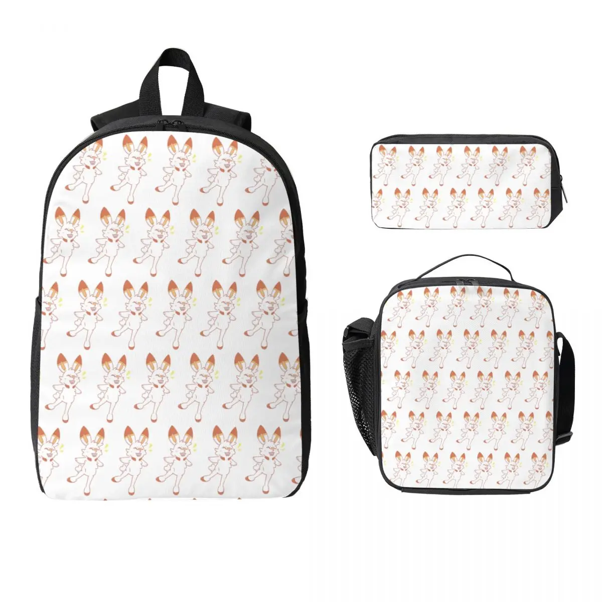 Scorbunny Backpack Student Boys Girls BookBag School Bag Laptop Shoulder Bags 3ps Insulated Lunch Bag Pencil Case
Scorbunny Backpack Student Boys Girls BookBag School Bag Laptop Shoulder Bags 3ps Insulated Lunch Bag Pencil Case
