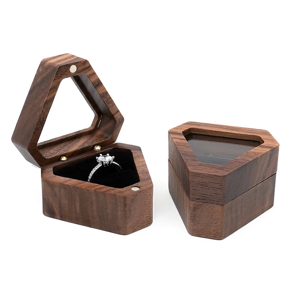 Wooden Proposal Diamond Ring Jewelry Box Wedding Anniversary Love Gift Wood Jewelry Storage Box Jewelry Store Display Stand
Wooden Proposal Diamond Ring Jewelry Box Wedding Anniversary Love Gift Wood Jewelry Storage Box Jewelry Store Display Stand