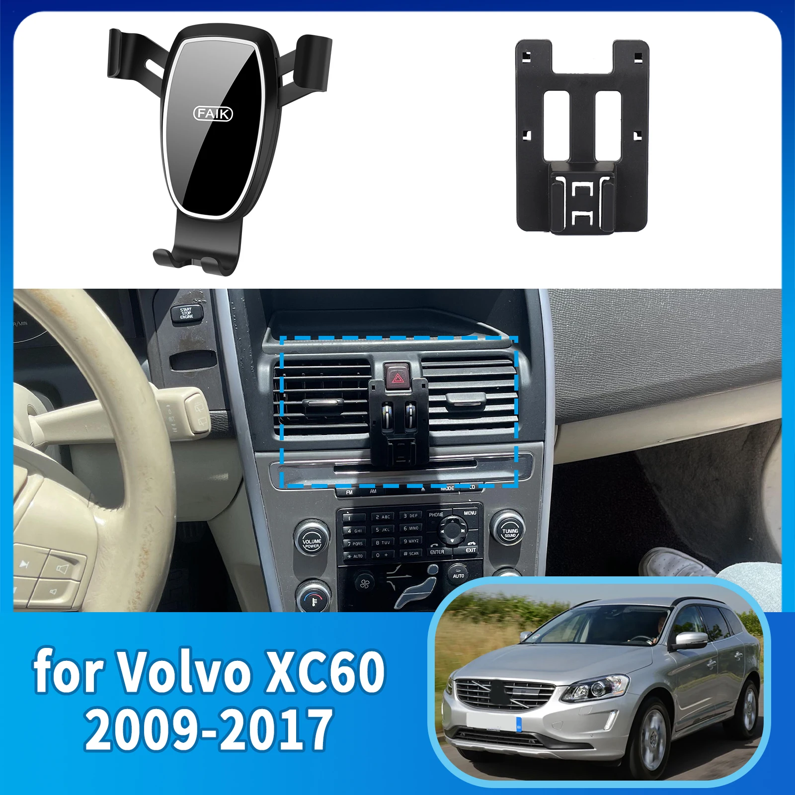 Car Mobile Phone Holder for Volvo XC60 XC 60 2009~2017 Accessories GPS Bracket Navigation Stand Auto
Car Mobile Phone Holder for Volvo XC60 XC 60 2009~2017 Accessories GPS Bracket Navigation Stand Auto