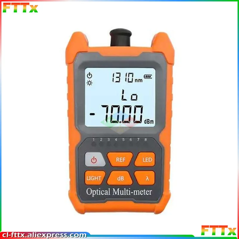 MINI OPM Handheld Optical Power Meter -70+6 dBm or -50+26dBm High Quality OPM Dry battery Mini OPM Support lighting
MINI OPM Handheld Optical Power Meter -70+6 dBm or -50+26dBm High Quality OPM Dry battery Mini OPM Support lighting