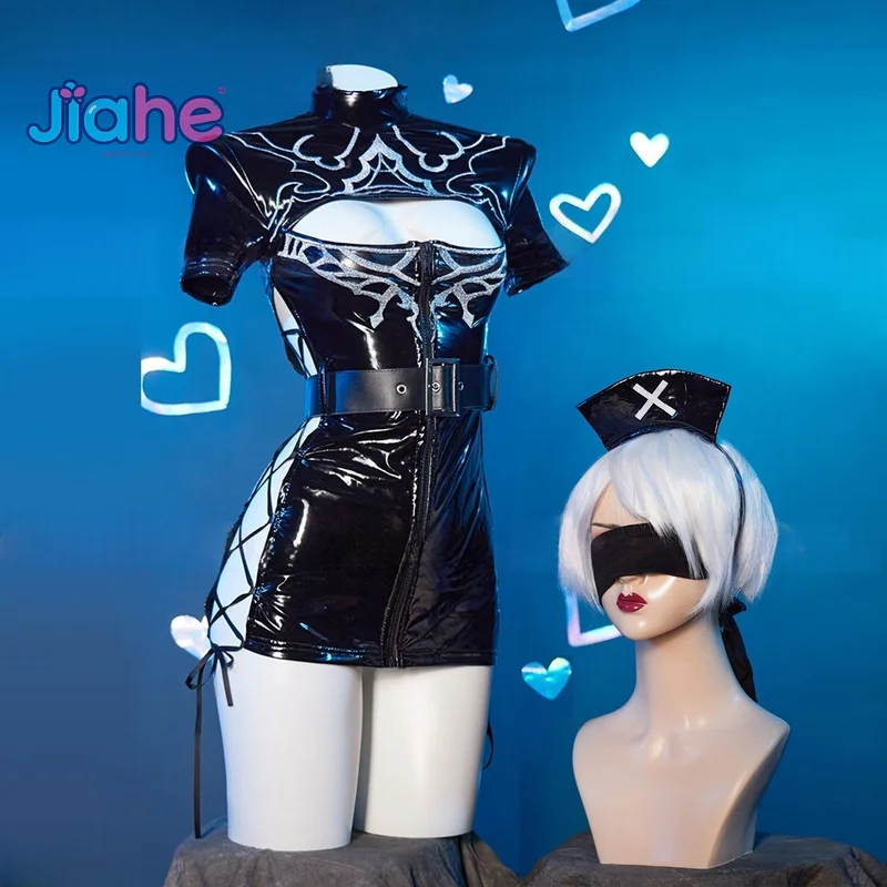 Anime NieR:Automat 2B Cosplay Costume YoRHa No 2 Type B Gothic Dark Nurse Sexy Woman Halloween Christmas leather new dress
Anime NieR:Automat 2B Cosplay Costume YoRHa No 2 Type B Gothic Dark Nurse Sexy Woman Halloween Christmas leather new dress