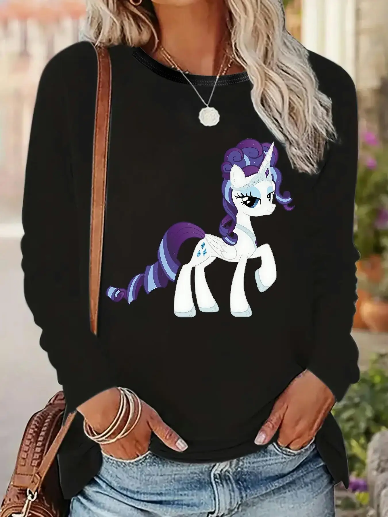 MY LITTLE PONY M225 (45) Loose Crew Neck Tops, 95%+5%Elastane Women'S Long Sleeve Tops, Women'S Casual Long Sleeve T-Shirts R
MY LITTLE PONY M225 (45) Loose Crew Neck Tops, 95%+5%Elastane Women'S Long Sleeve Tops, Women'S Casual Long Sleeve T-Shirts R