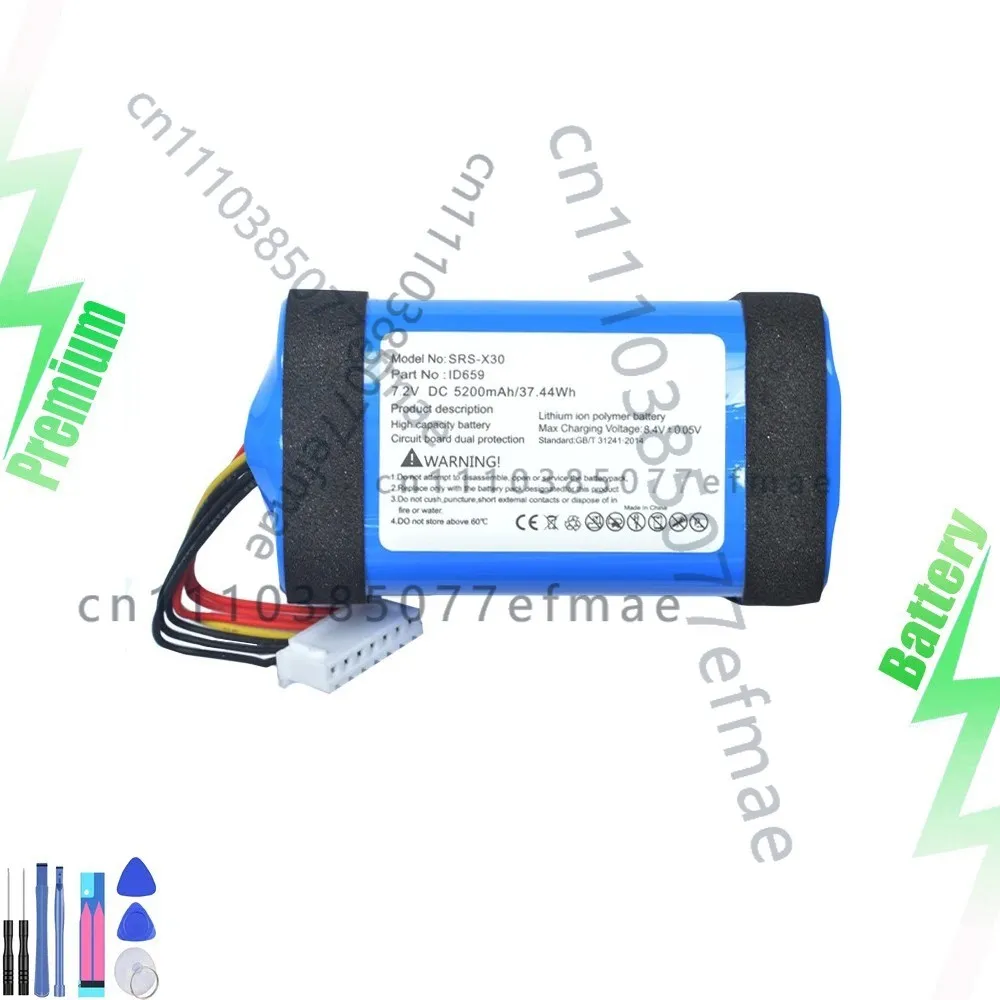 1pcs For Sony SRS-X30/XB3/XB30/XB43 ID659 ID659B 5200mAh Battery Replacement
1pcs For Sony SRS-X30/XB3/XB30/XB43 ID659 ID659B 5200mAh Battery Replacement
