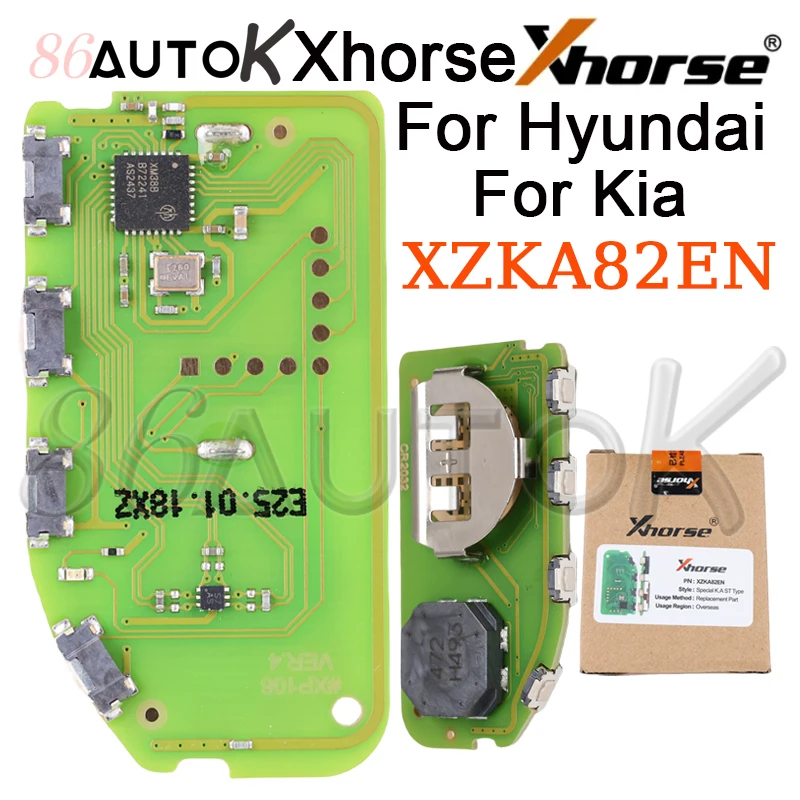 Xhorse XZKA82EN PCB For Kia Fit Hyundai VVDI Global Version Universal Smart Remote Car Key Printed Circuit Board 4 Buttons Side
Xhorse XZKA82EN PCB For Kia Fit Hyundai VVDI Global Version Universal Smart Remote Car Key Printed Circuit Board 4 Buttons Side