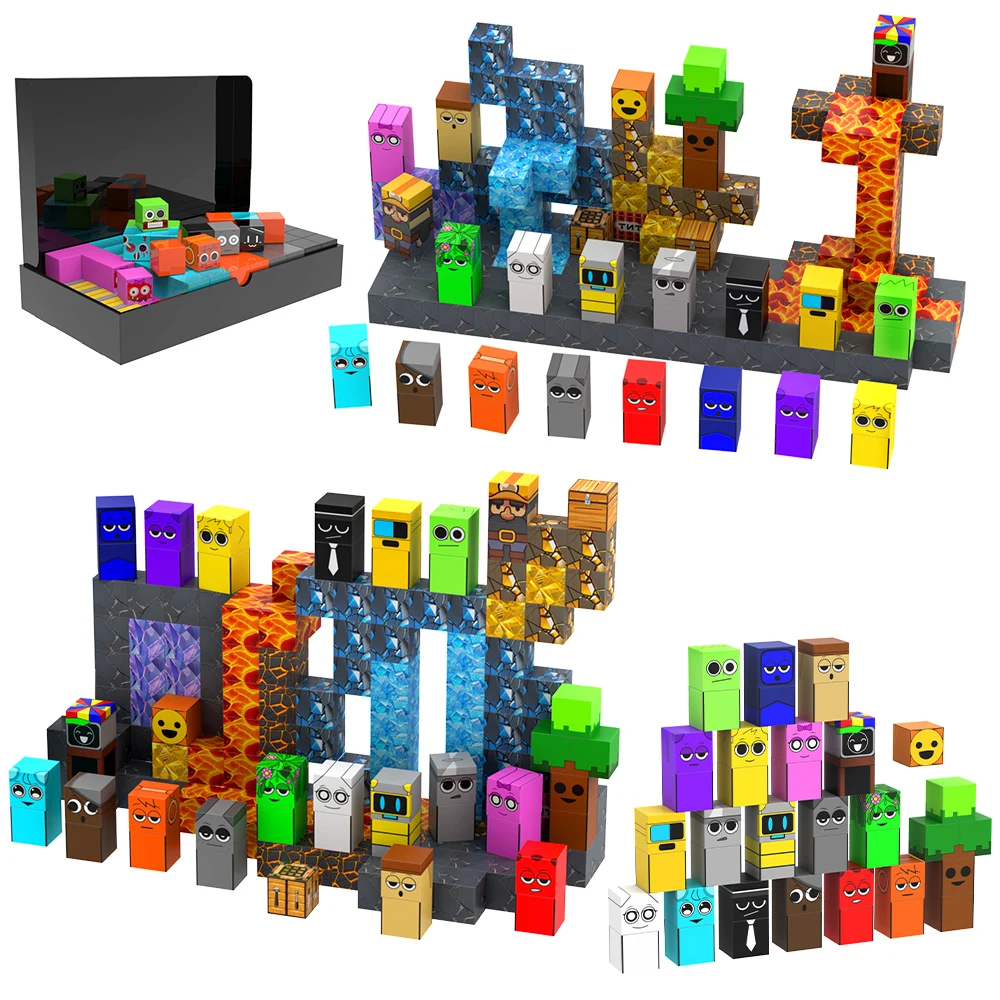 171PCS Sprunki Figures Magnetic Blocks Build Mine Magnet World Sensory Toys for Toddler Princess Castle Birthday Gift
171PCS Sprunki Figures Magnetic Blocks Build Mine Magnet World Sensory Toys for Toddler Princess Castle Birthday Gift