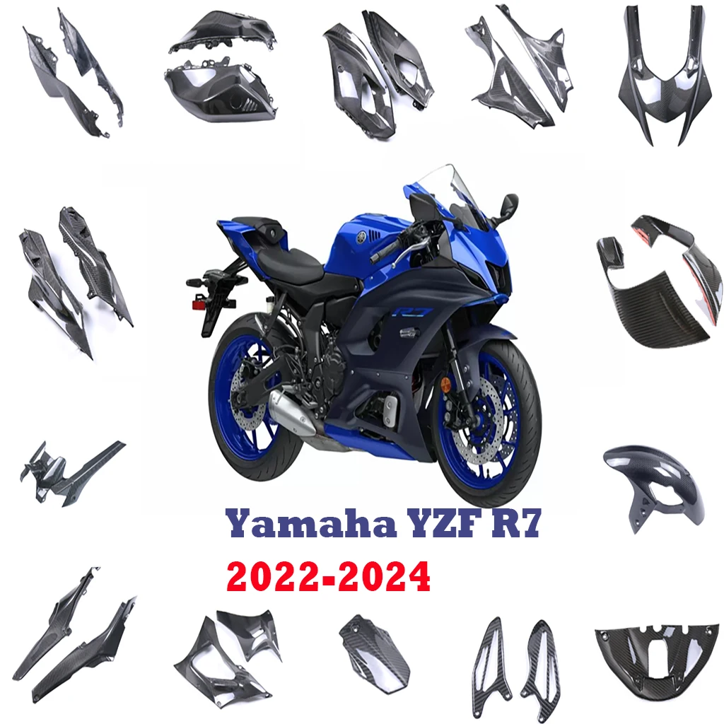 100% Dry 3K Carbon Fiber Motorcycle Accessories Protector Fender Side Panels Fuel Tank Cover Fairing For Yamaha YZF R7 2022-2024
100% Dry 3K Carbon Fiber Motorcycle Accessories Protector Fender Side Panels Fuel Tank Cover Fairing For Yamaha YZF R7 2022-2024