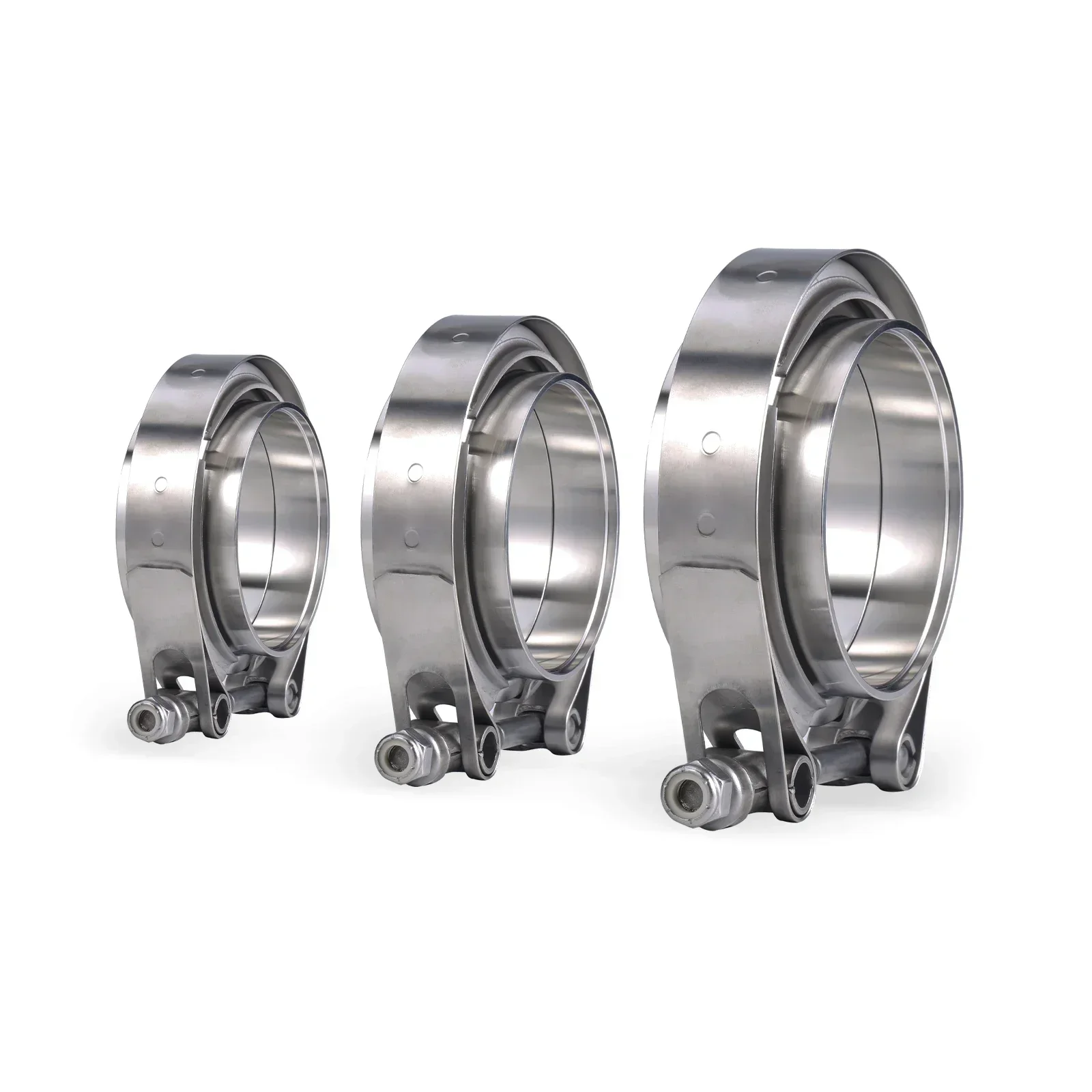 304 Stainless Steel 2" 2.25" 2.5 3 Inch 51 63 76 mm V Band Clamp Turbo Exhaust Pipe Vband Clamp Male Female Flange V Clamp Kits
304 Stainless Steel 2" 2.25" 2.5 3 Inch 51 63 76 mm V Band Clamp Turbo Exhaust Pipe Vband Clamp Male Female Flange V Clamp Kits