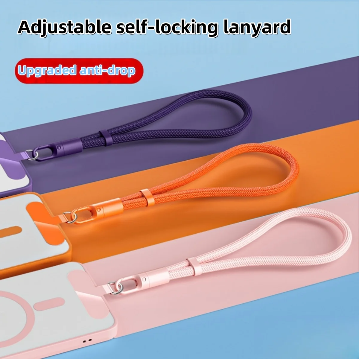 Universal Adjustable Mobile Phone Lanyard Short Wrist Strap with Self-locking Anti-drop Design Durable Polyester Phone Strap
Universal Adjustable Mobile Phone Lanyard Short Wrist Strap with Self-locking Anti-drop Design Durable Polyester Phone Strap