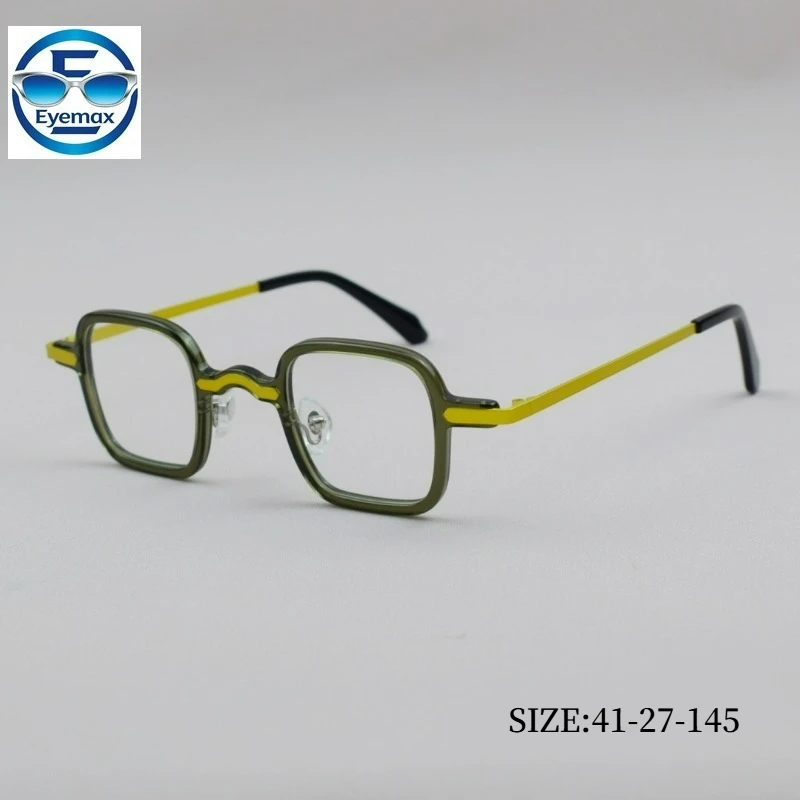 New Fashion Square Acetate Pure Titanium Eyeglass Frame for Men High-quality Handmade Optical Reading Women Prescription Eyewear
New Fashion Square Acetate Pure Titanium Eyeglass Frame for Men High-quality Handmade Optical Reading Women Prescription Eyewear