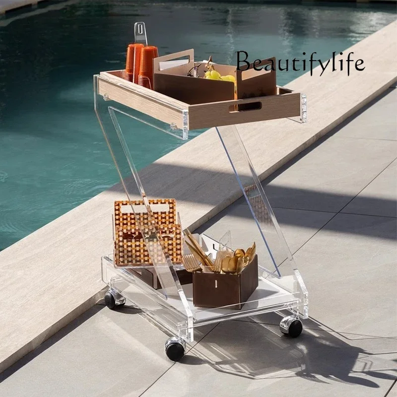 NNSimple And Modern Transparent Acrylic Sofa Edge Few Living Room Home Removable Cart Bedside Table Creative Shelf
NNSimple And Modern Transparent Acrylic Sofa Edge Few Living Room Home Removable Cart Bedside Table Creative Shelf