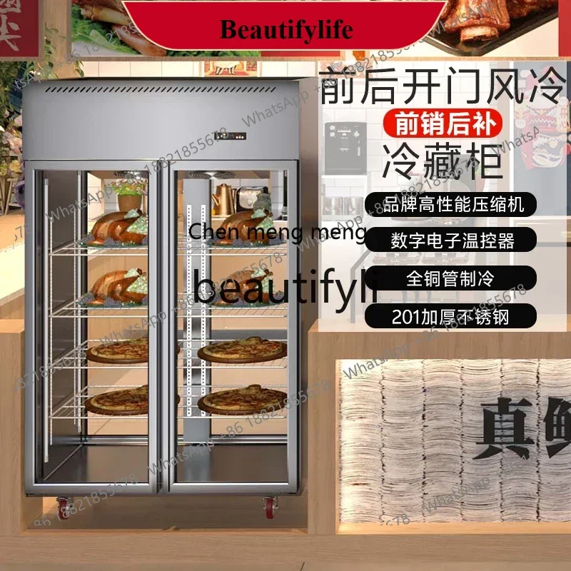 AB02 Refrigerated Display Cabinet Fresh-Keeping Cabinet for Hot Pot Restaurant Front-Access Rear-Fill Commercial Refrigerator
AB02 Refrigerated Display Cabinet Fresh-Keeping Cabinet for Hot Pot Restaurant Front-Access Rear-Fill Commercial Refrigerator