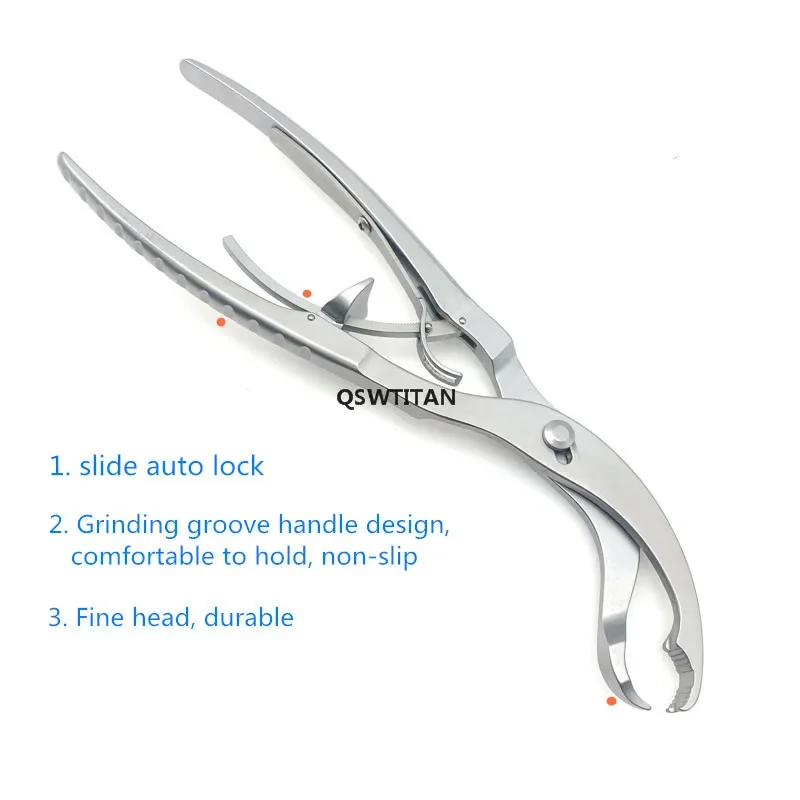 stainless steel Holding Forceps Self-Locking Reduction Forceps for Upper/Lower Extremity Orthopedic Veterinary Instruments
stainless steel Holding Forceps Self-Locking Reduction Forceps for Upper/Lower Extremity Orthopedic Veterinary Instruments