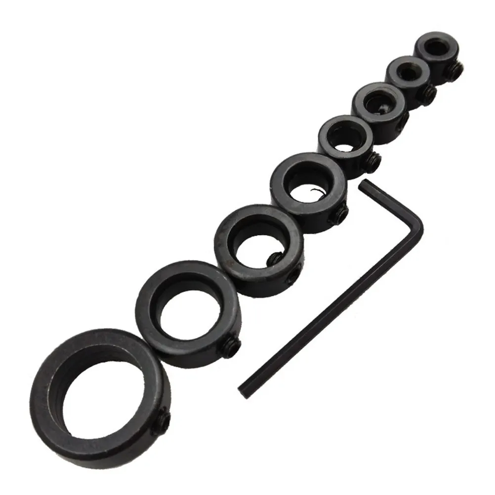8Pcs Heavy Duty Drill Stop Ring Kit 3-16Mm Black Surface Drill Bit Depth Limiter for Precise Consistent Drilling Mortise
8Pcs Heavy Duty Drill Stop Ring Kit 3-16Mm Black Surface Drill Bit Depth Limiter for Precise Consistent Drilling Mortise