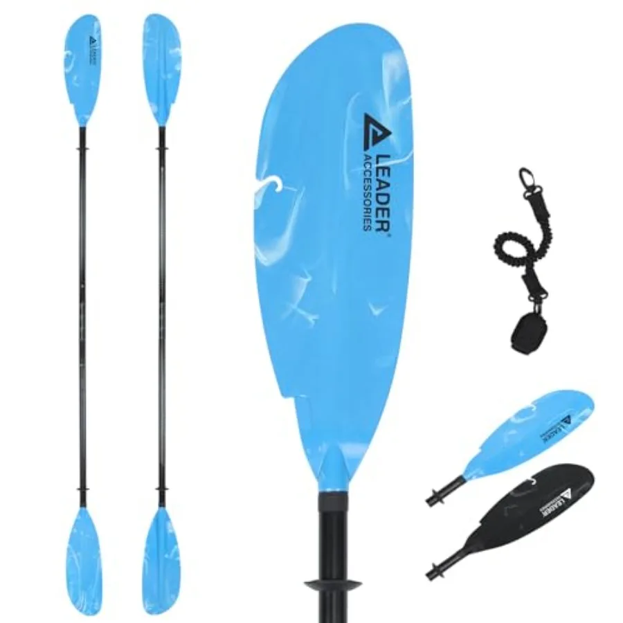 Adjustable Kayak Paddle Boat Oar: Kayak Canoe Paddles 90-98 inch/230-250cm - Aluminum Floating Kayaking Fishing Oars with Paddl
Adjustable Kayak Paddle Boat Oar: Kayak Canoe Paddles 90-98 inch/230-250cm - Aluminum Floating Kayaking Fishing Oars with Paddl