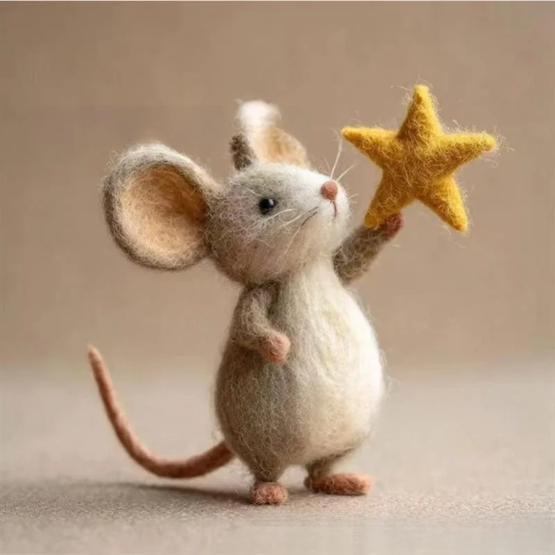Charming Handmade Felose Star Christmas Decorations Cute Small Mouse Design Festive Gifts without Brand Registration
Charming Handmade Felose Star Christmas Decorations Cute Small Mouse Design Festive Gifts without Brand Registration