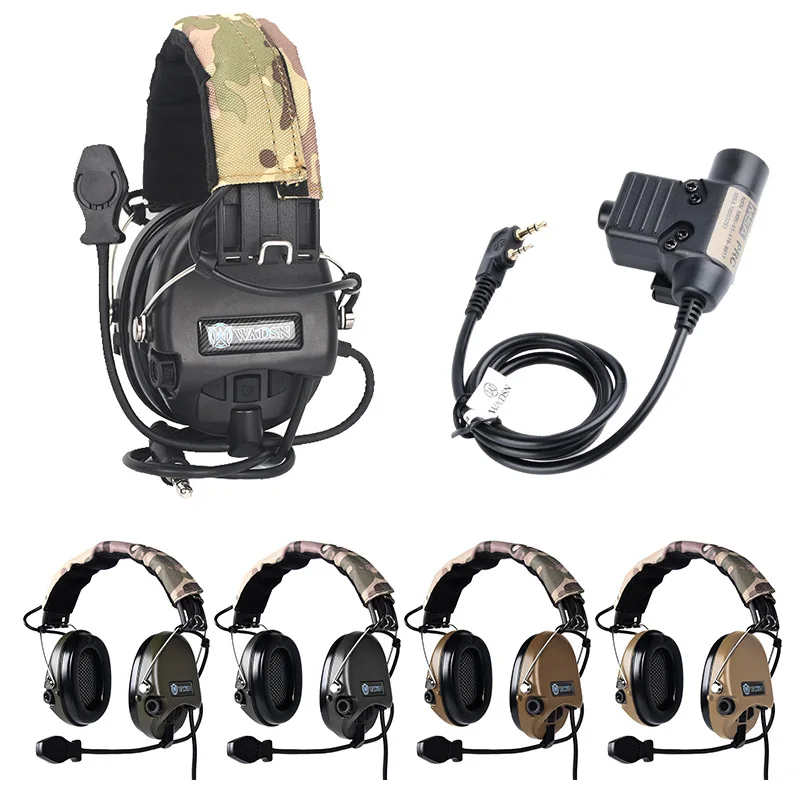 WADSN MSA Tactical Headset Noise Reduction Kenwood PTT Adapter Communication Headset Airsoft Toy Gun Accessories
WADSN MSA Tactical Headset Noise Reduction Kenwood PTT Adapter Communication Headset Airsoft Toy Gun Accessories