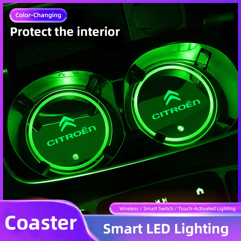 Car Luminous Cup Pad LED Ambient Light Colorful Cup Pad Valve For Citroen C5X e-C4 X e-C3 C4 C3 C5 Berlingo C-Elysee C1 C6 C2
Car Luminous Cup Pad LED Ambient Light Colorful Cup Pad Valve For Citroen C5X e-C4 X e-C3 C4 C3 C5 Berlingo C-Elysee C1 C6 C2