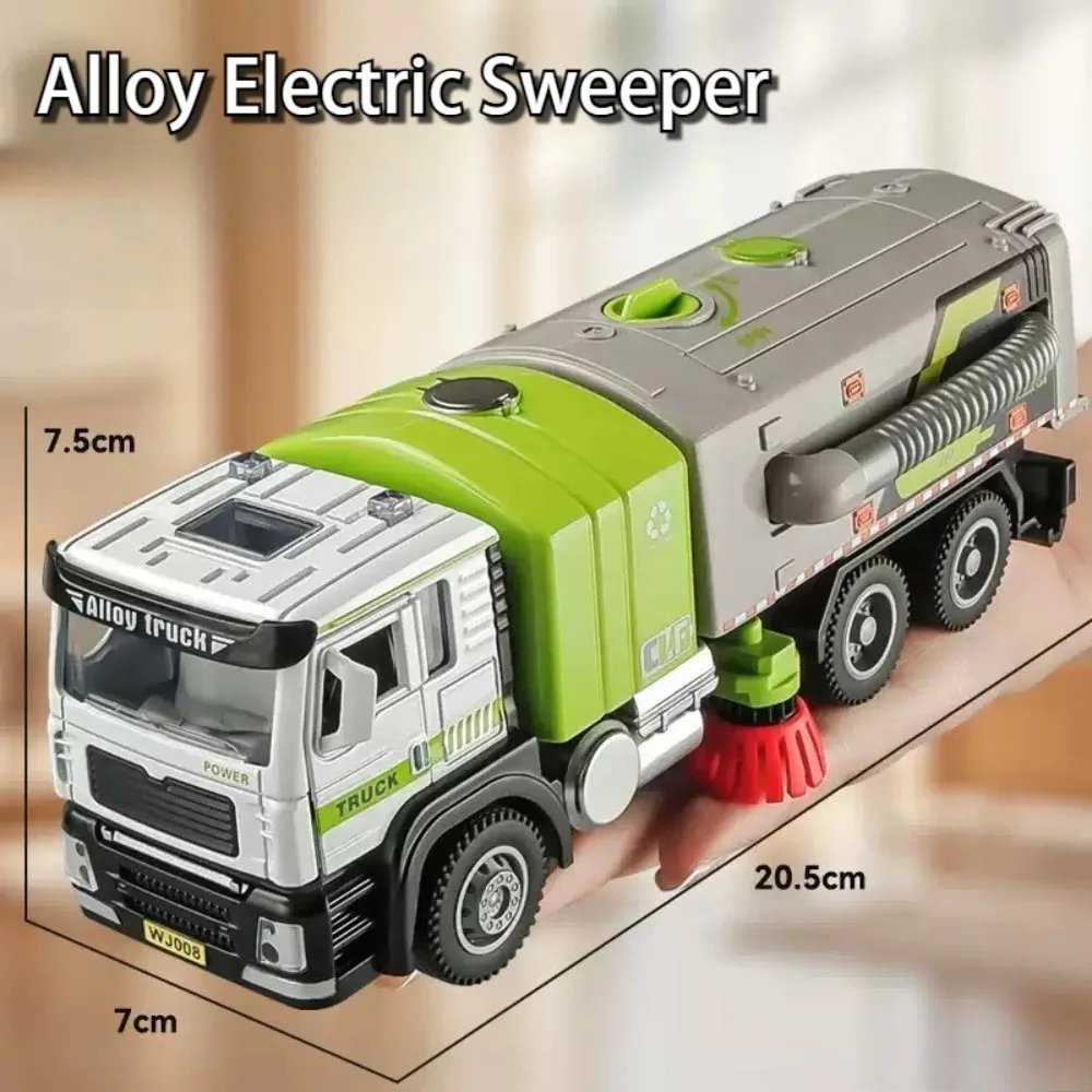 1:50 Alloy Electric Sweeper Sanitation Truck Alloy Model Diecast Toy Car Sound Light Door Opened Cars Children's Educational Toy
1:50 Alloy Electric Sweeper Sanitation Truck Alloy Model Diecast Toy Car Sound Light Door Opened Cars Children's Educational Toy