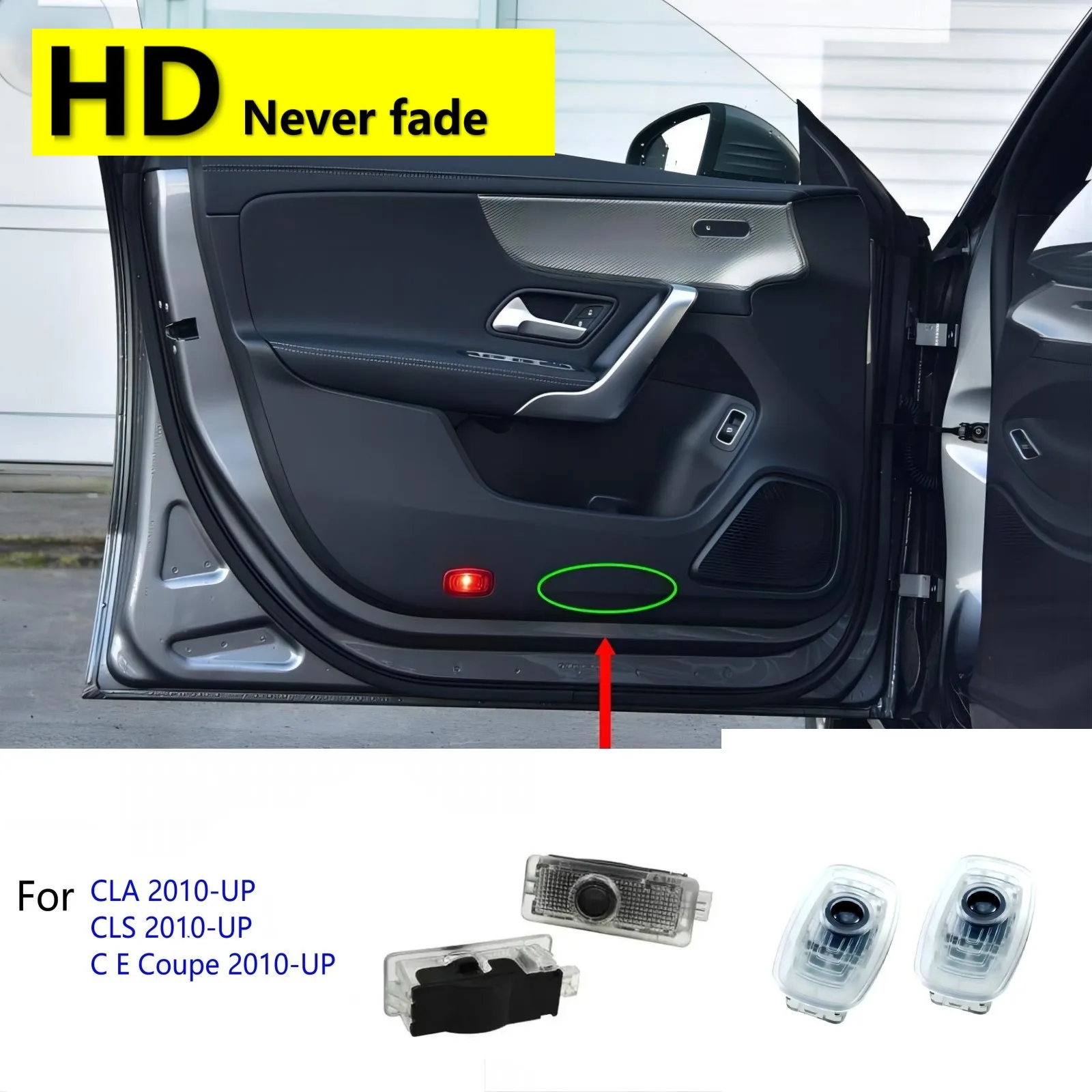 2x HD светодиодная лампа для проектора дверей автомобиля Ghost Welcome Light для Mercedes Benz C Coupe C205 E Coupe C207 C238 2010-2024 2023 2022 2021
2x HD светодиодная лампа для проектора дверей автомобиля Ghost Welcome Light для Mercedes Benz C Coupe C205 E Coupe C207 C238 2010-2024 2023 2022 2021