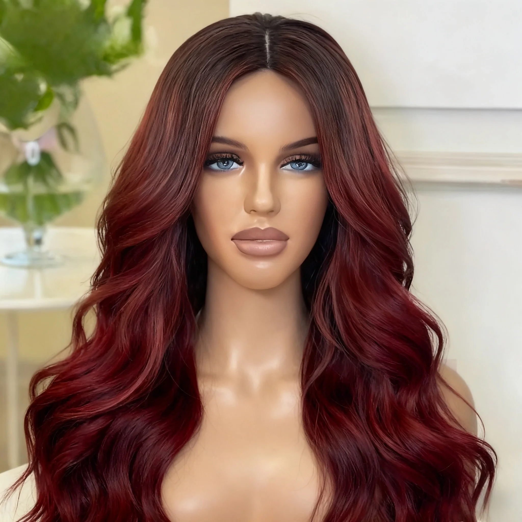18inch red Body Wave 5*5 Lace Front Hair 100% Human Hair Wig 150 Density with Baby Hair Pre-Plucked Soft Hair Wig
18inch red Body Wave 5*5 Lace Front Hair 100% Human Hair Wig 150 Density with Baby Hair Pre-Plucked Soft Hair Wig