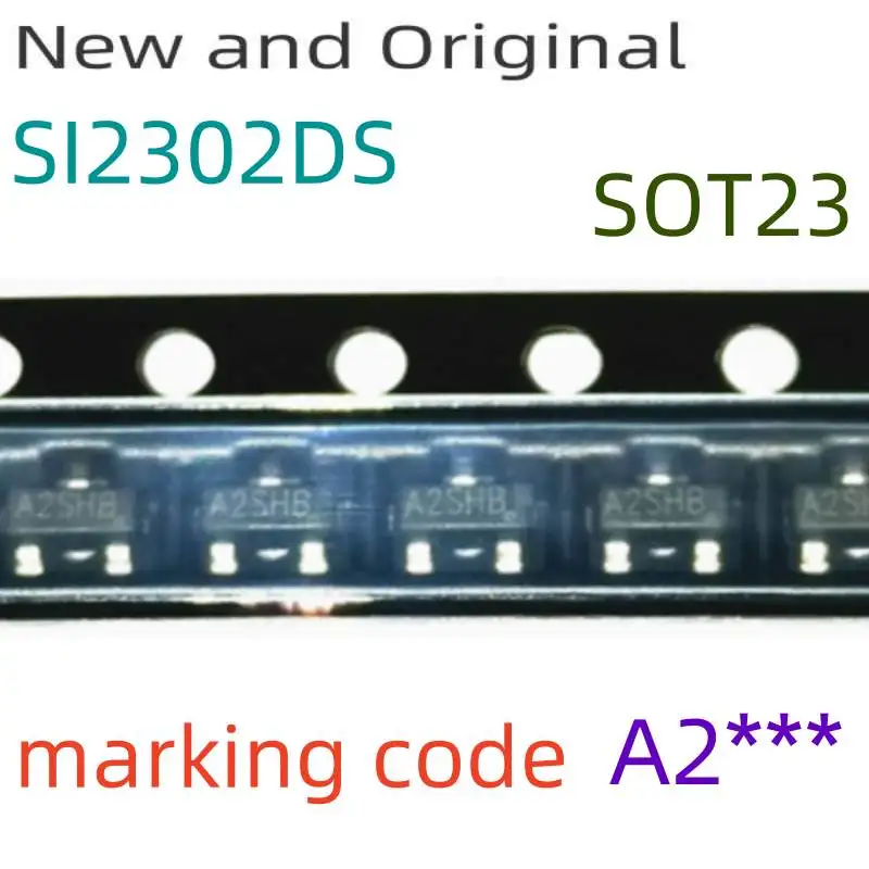 SI2302DS SOT23 20V N-channel enhancement mode field-effect transistor marking code A2SHB
SI2302DS SOT23 20V N-channel enhancement mode field-effect transistor marking code A2SHB