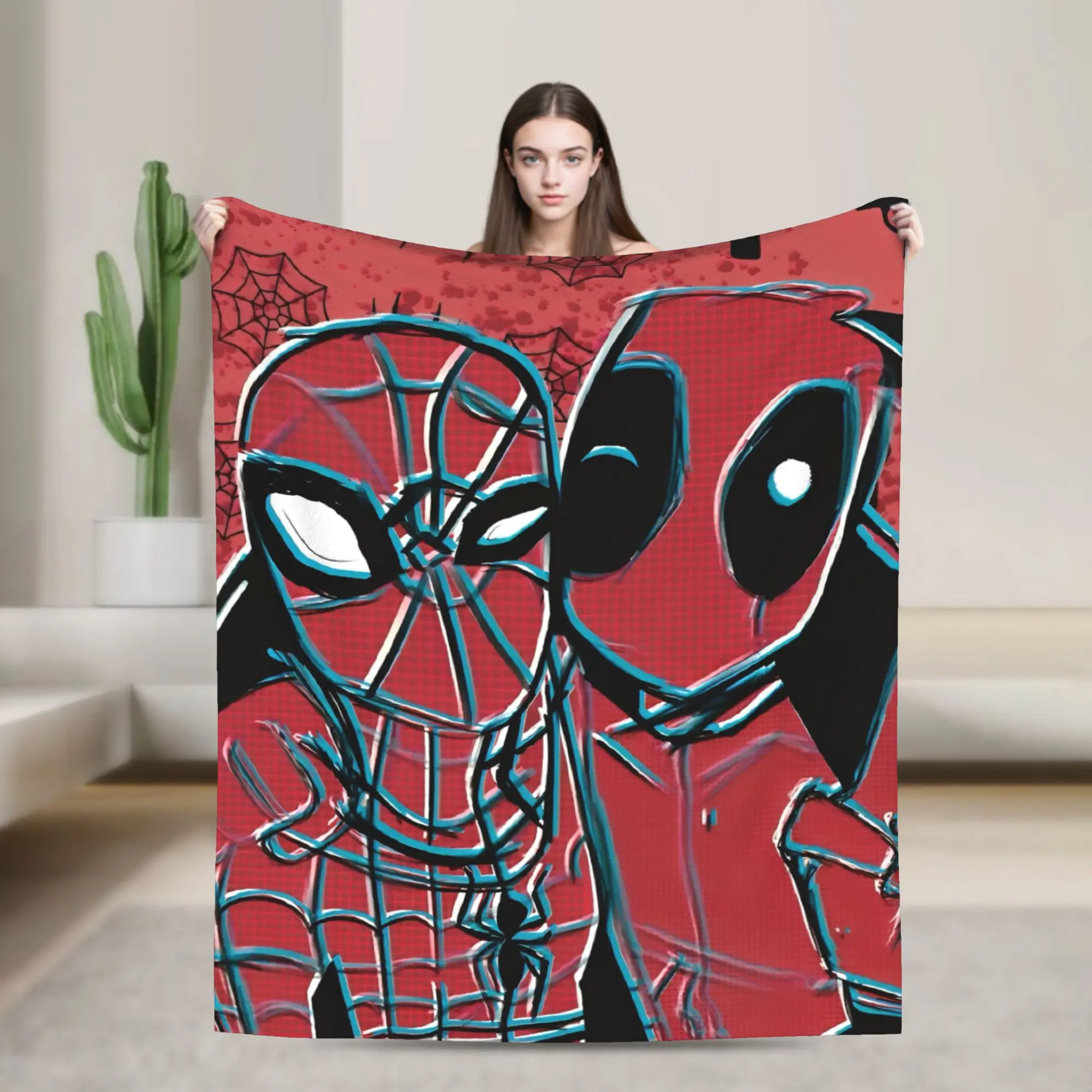 Одеяло «Человек-паук Дэдпул», флисовое летнее одеяло с кондиционером, супергерой, легкое тонкое одеяло для дома, спальни, одеяло
Одеяло «Человек-паук Дэдпул», флисовое летнее одеяло с кондиционером, супергерой, легкое тонкое одеяло для дома, спальни, одеяло