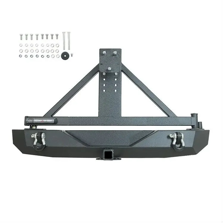 Rear Bumper with tire carrier offroad 4x4 car accessories pickup for JL 2018+
Rear Bumper with tire carrier offroad 4x4 car accessories pickup for JL 2018+