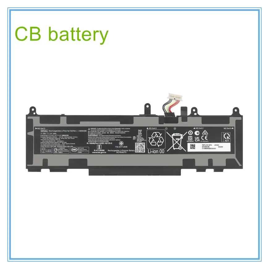 WP03XL HSTNN LB8W OB2J M73466-005 M64304-422 M64305-421 830 835 840 845 860 G10 Elite x360 1040 G9
WP03XL HSTNN LB8W OB2J M73466-005 M64304-422 M64305-421 830 835 840 845 860 G10 Elite x360 1040 G9