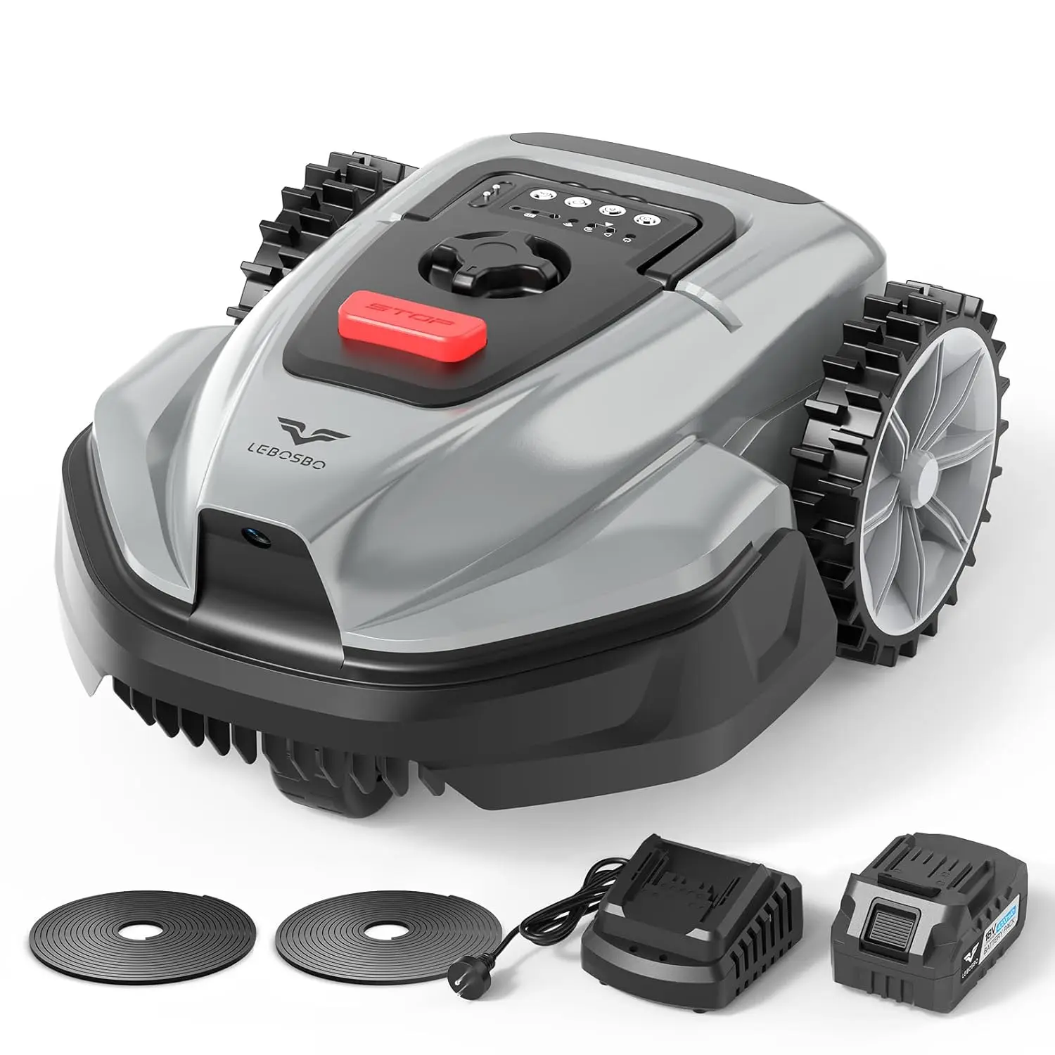 V3 Robot Lawn Mower with Visual Navigation, Smart APP Control, Quiet Operation, Adjustable Mowing Height, Boundary, Custom
V3 Robot Lawn Mower with Visual Navigation, Smart APP Control, Quiet Operation, Adjustable Mowing Height, Boundary, Custom