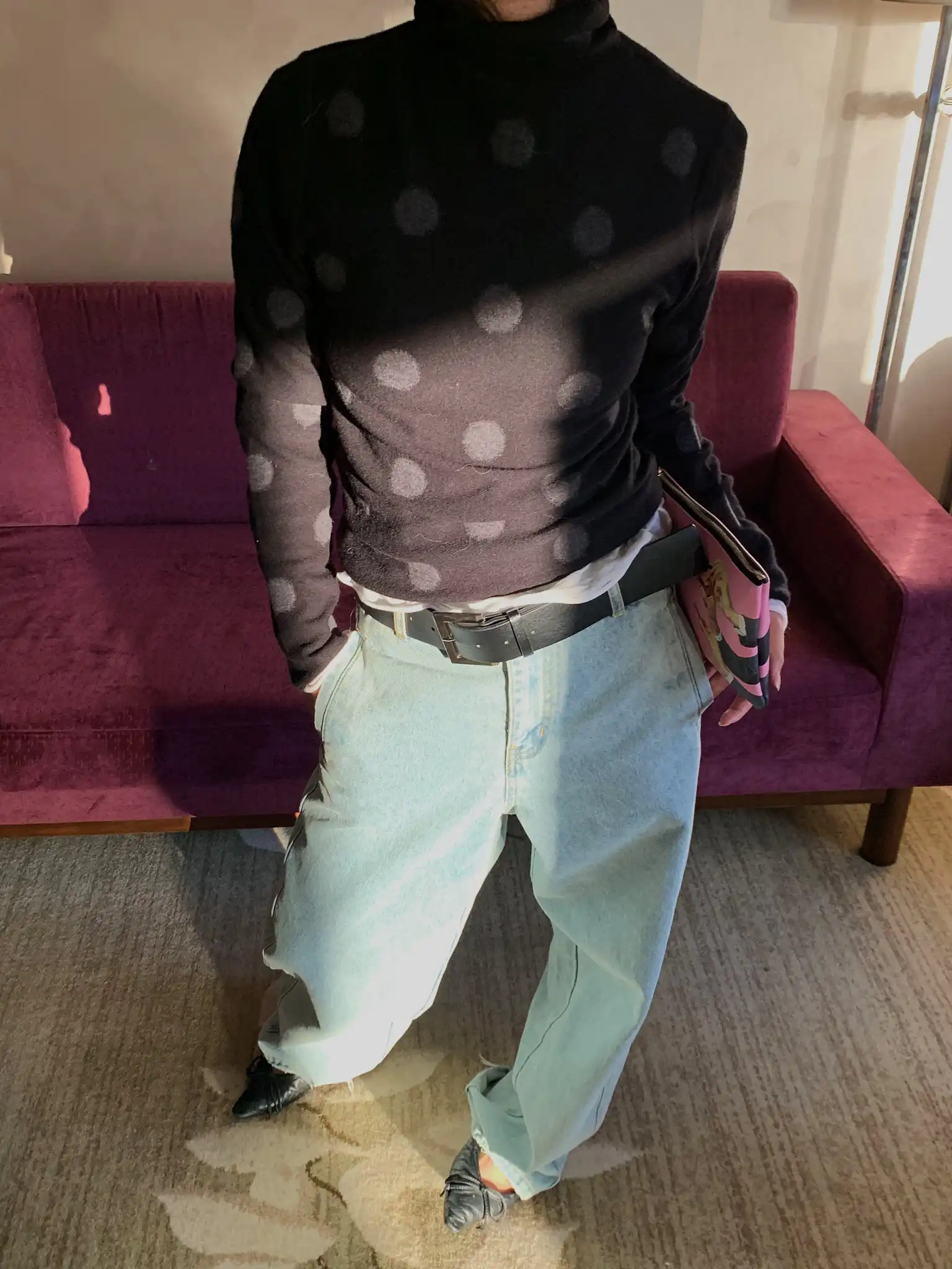 Женская шерстяная футболка LILUOP с высоким воротом и длинным рукавом в горошек для осени и зимы, повседневная, приталенная, базовая, для ношения под одеждой
Женская шерстяная футболка LILUOP с высоким воротом и длинным рукавом в горошек для осени и зимы, повседневная, приталенная, базовая, для ношения под одеждой