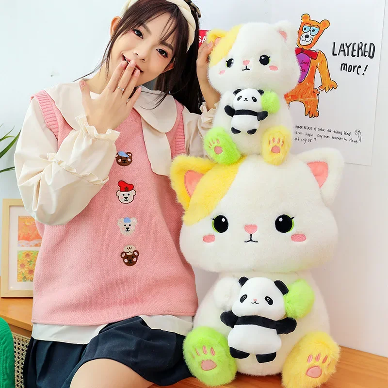 Новая кукла Kawaii 32-55 см Мяу Медведь, обнимающая панда, кошка, плюшевая игрушка-подушка для детей, чтобы комфорт и сопровождать подарок для девочек
Новая кукла Kawaii 32-55 см Мяу Медведь, обнимающая панда, кошка, плюшевая игрушка-подушка для детей, чтобы комфорт и сопровождать подарок для девочек