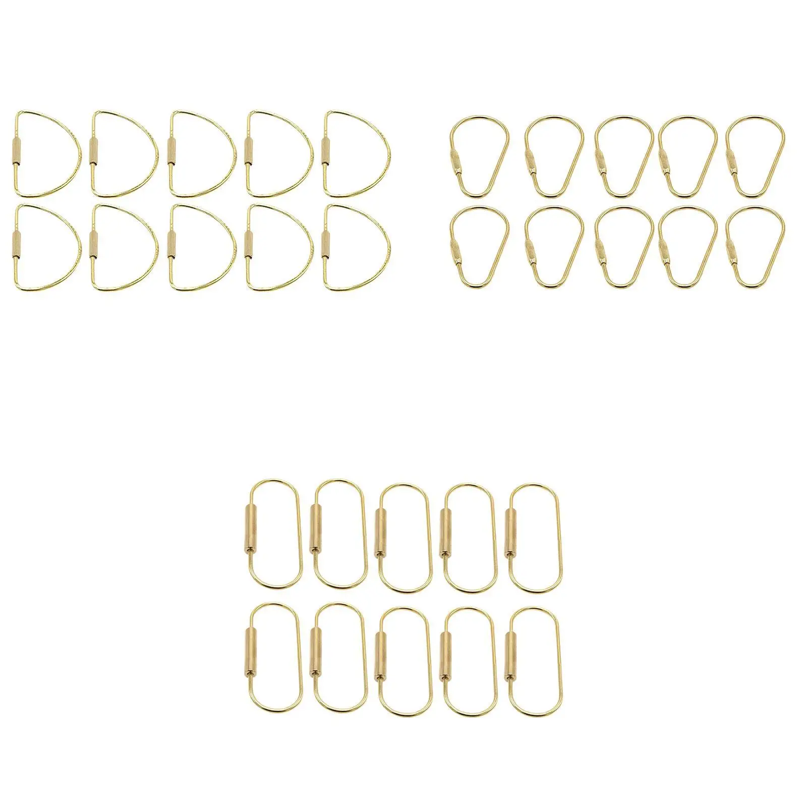 10 Pieces Screw Lock Keychains Heavy Duty Gold for Men Women Car Decorations for Hanging Bottles Multifunctional Screw Lock Clip
10 Pieces Screw Lock Keychains Heavy Duty Gold for Men Women Car Decorations for Hanging Bottles Multifunctional Screw Lock Clip