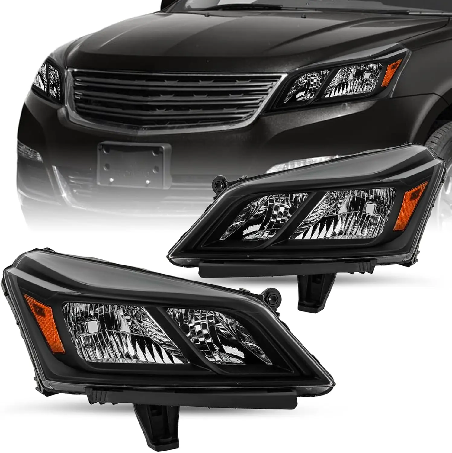 Подходит для Chevy Traverse 2013-2017, комплект фар в сборе, галогенный заводской передний фонарь в стиле OE, черный корпус
Подходит для Chevy Traverse 2013-2017, комплект фар в сборе, галогенный заводской передний фонарь в стиле OE, черный корпус