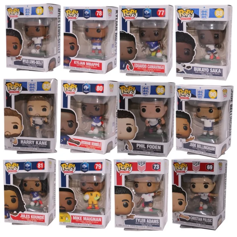 Funko Pop Original USA National Soccer Team Full Set 5Pcs Pulisic Reyna Mckennie Robinson Adams Vinyl Collectible Figures Gift
Funko Pop Original USA National Soccer Team Full Set 5Pcs Pulisic Reyna Mckennie Robinson Adams Vinyl Collectible Figures Gift