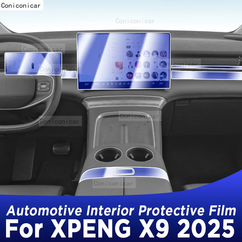 For XPENG X9 2025 Panel Dashboard Navigation Automotive Interior Protective Film TPU Anti-Scratch
For XPENG X9 2025 Panel Dashboard Navigation Automotive Interior Protective Film TPU Anti-Scratch