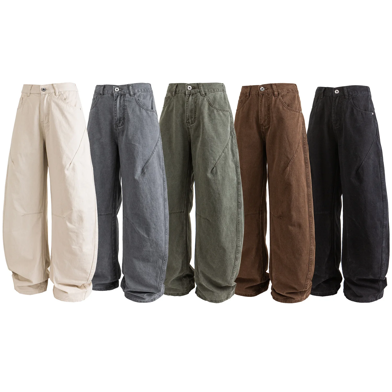 Ретро-японские брюки в стиле Cleanfit: повседневные рабочие брюки свободного кроя с широкими штанинами, длиной в пол, для мужчин и женщин (парные)
Ретро-японские брюки в стиле Cleanfit: повседневные рабочие брюки свободного кроя с широкими штанинами, длиной в пол, для мужчин и женщин (парные)