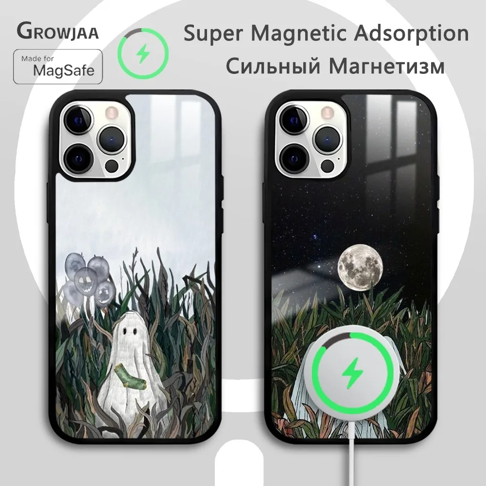 Halloween Cute Ghost Phone Case For iPhone 15 14 13 12 11 Pro Max Plus Mini Mirror Wireless Magnetic Cover
Halloween Cute Ghost Phone Case For iPhone 15 14 13 12 11 Pro Max Plus Mini Mirror Wireless Magnetic Cover