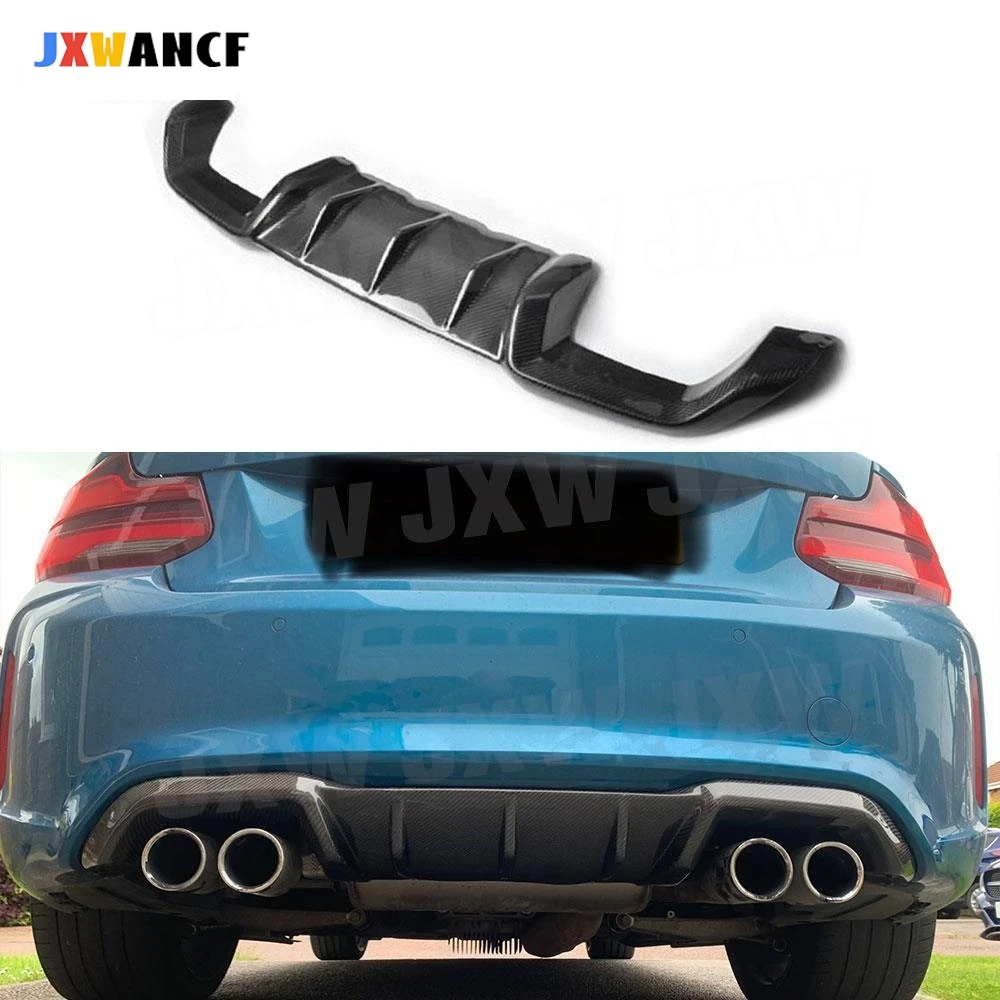 JXWANCF For M2 Carbon Fiber Rear Bumper Exhaust Diffuser Lip Spoiler for BMW 2 Serie F87 M2 Coupe 2 Door 2016 2017 2018 FRP
JXWANCF For M2 Carbon Fiber Rear Bumper Exhaust Diffuser Lip Spoiler for BMW 2 Serie F87 M2 Coupe 2 Door 2016 2017 2018 FRP