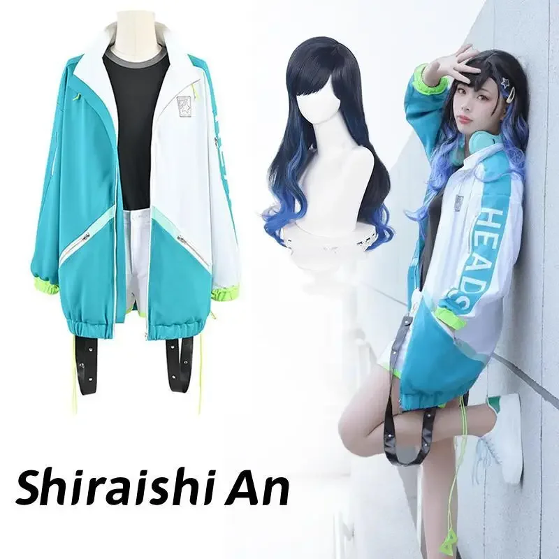 Shiraishi, проект косплея Sekai, красочная сцена! Костюм для косплея из куртки и парика
Shiraishi, проект косплея Sekai, красочная сцена! Костюм для косплея из куртки и парика