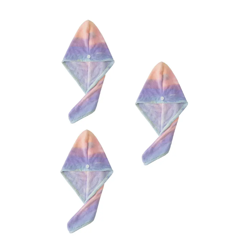 3 Pcs Dry Hair Cap Long Shower Towel Women Bath Goods Water Absorbent Coral Fleece Quick Dry Hair Home Travel Beauty Salon
3 Pcs Dry Hair Cap Long Shower Towel Women Bath Goods Water Absorbent Coral Fleece Quick Dry Hair Home Travel Beauty Salon