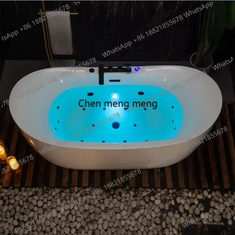 RR Flatbottom Free Standing Whirlpool and Air with Inline Heater Bathtub Pure Acrylic Oval Bathtub Smart Massage Bath Tub
RR Flatbottom Free Standing Whirlpool and Air with Inline Heater Bathtub Pure Acrylic Oval Bathtub Smart Massage Bath Tub