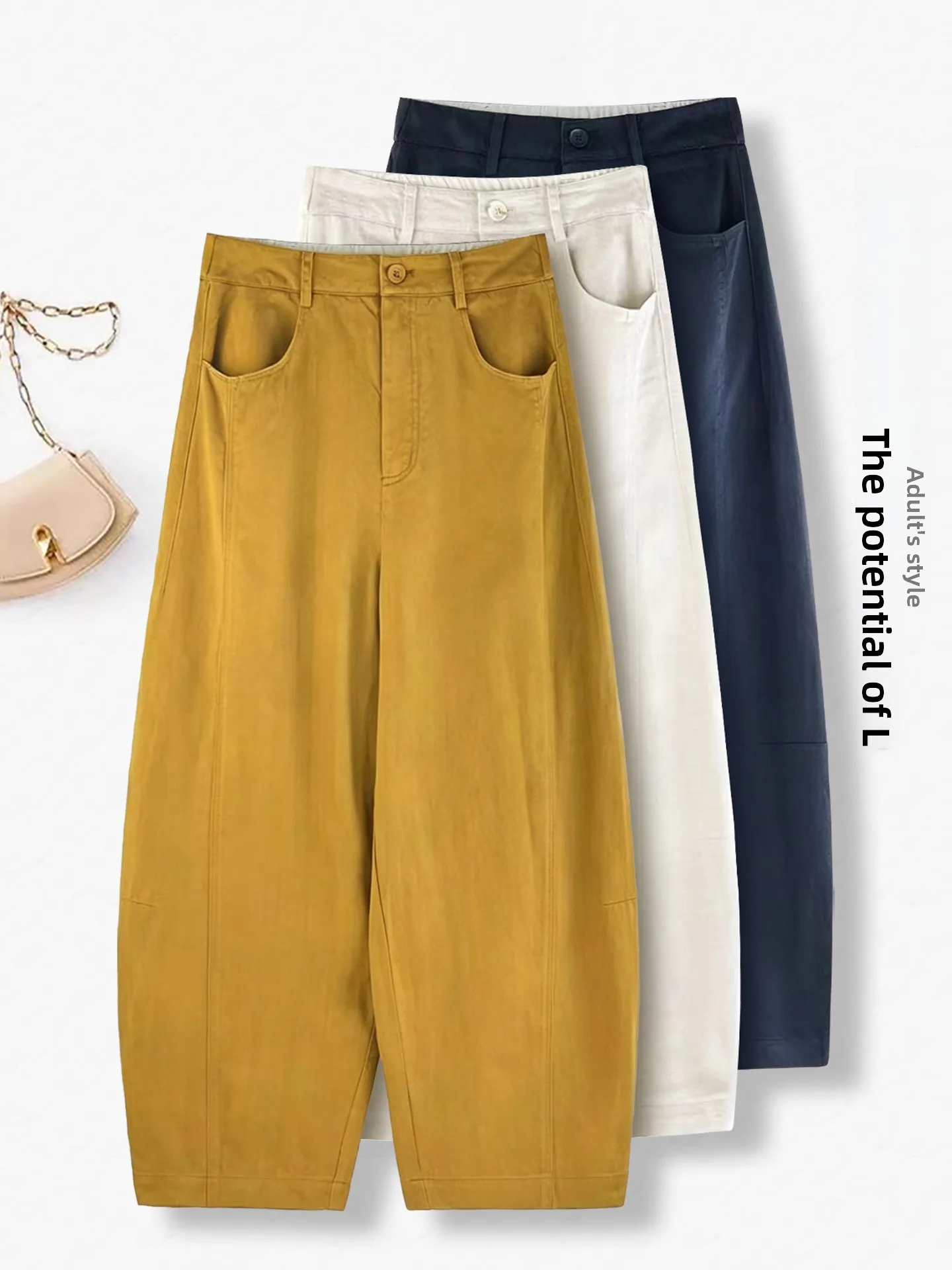High Waist Casual Harem Pants Women's Summer Thin New Style Popularity Belted Knife Linen Pants Breathable Comfor...
High Waist Casual Harem Pants Women's Summer Thin New Style Popularity Belted Knife Linen Pants Breathable Comfor...