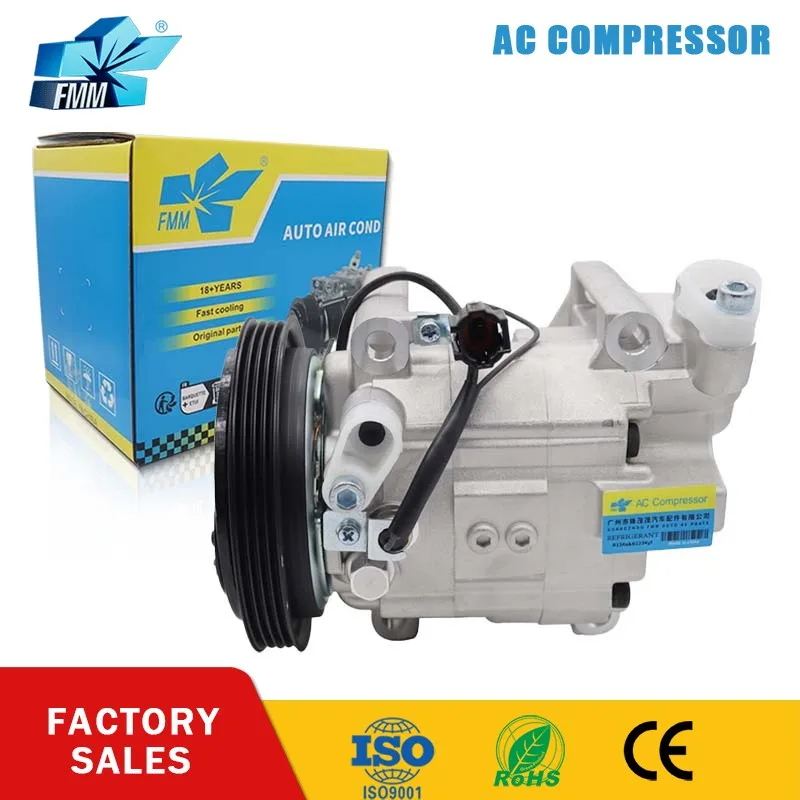 FMM DKV11G AC Compressor for Nissan Sunny Infiniti G20 Air 92600-7J100 926007J100 92600-50Y01 506221-0353 9260050Y01 92600-1M060
FMM DKV11G AC Compressor for Nissan Sunny Infiniti G20 Air 92600-7J100 926007J100 92600-50Y01 506221-0353 9260050Y01 92600-1M060