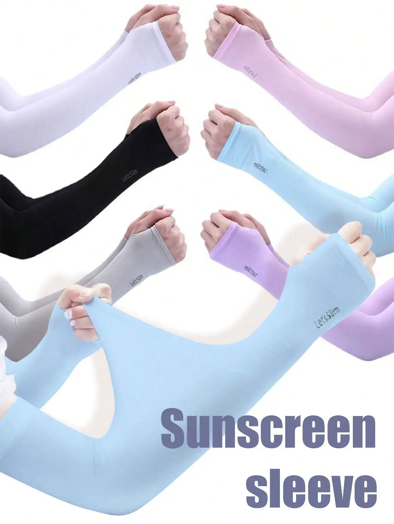 2pcs Summer Cooling UV Protection Arm Sleeves For Men/Women, Lightweight Breathable Ice Silk Arm Cover Sleeve For Riding, Outdoor
2pcs Summer Cooling UV Protection Arm Sleeves For Men/Women, Lightweight Breathable Ice Silk Arm Cover Sleeve For Riding, Outdoor
